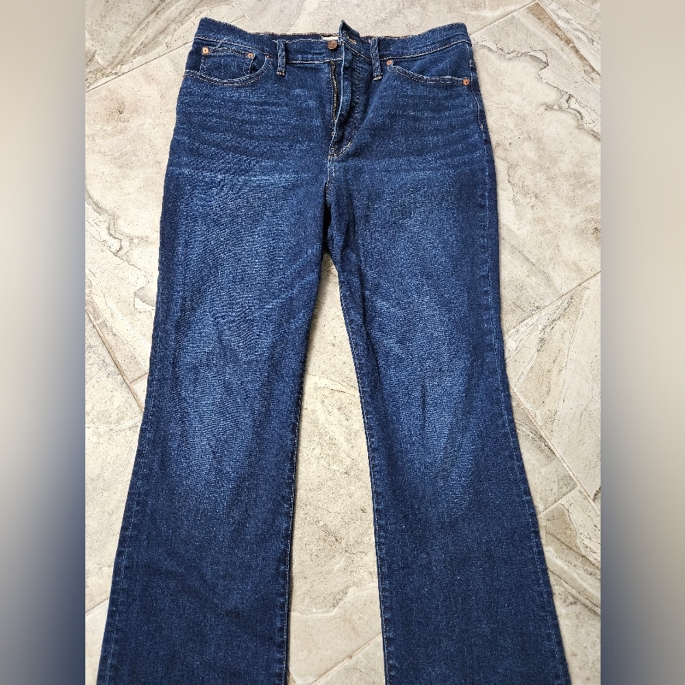 Madewell Skinny Flare Jeans Dark Wash Size 31